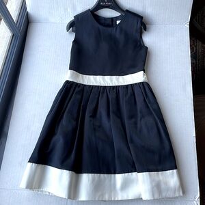 Brooks Brothers Fleece, Girls Classic Fancy Satin Dress, Size 6